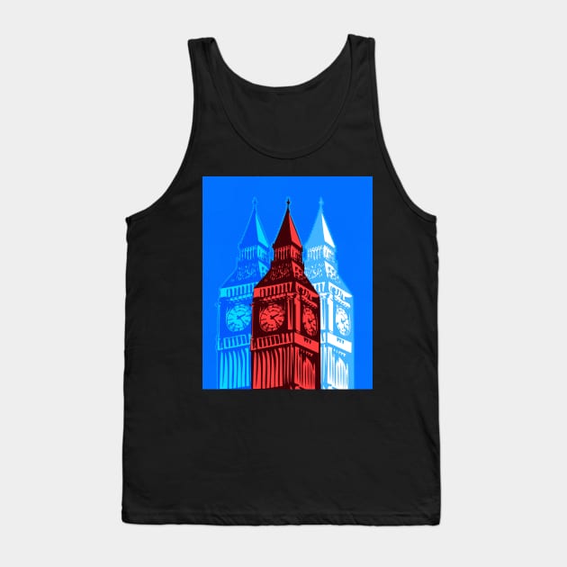 Triple Big Ben | Pop Art Tank Top by williamcuccio